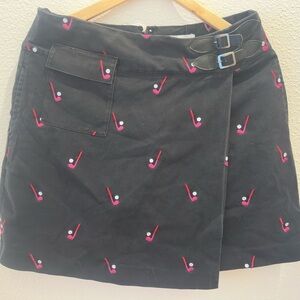 Vintage Lilly Pulitzer Golf Embroidered Skort Size 6